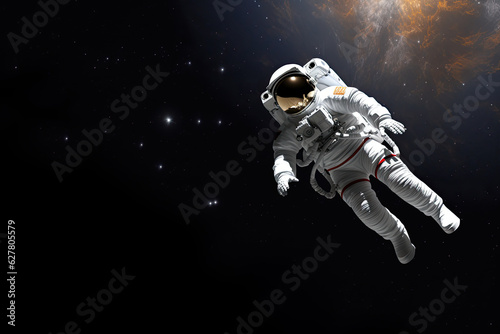 astronaut in space.