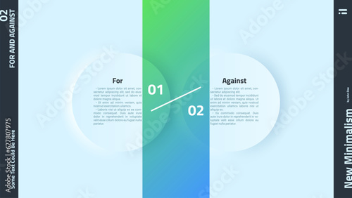 Modern Neumorphism Infographic Template