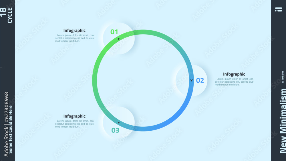 Modern Neumorphism Infographic Template