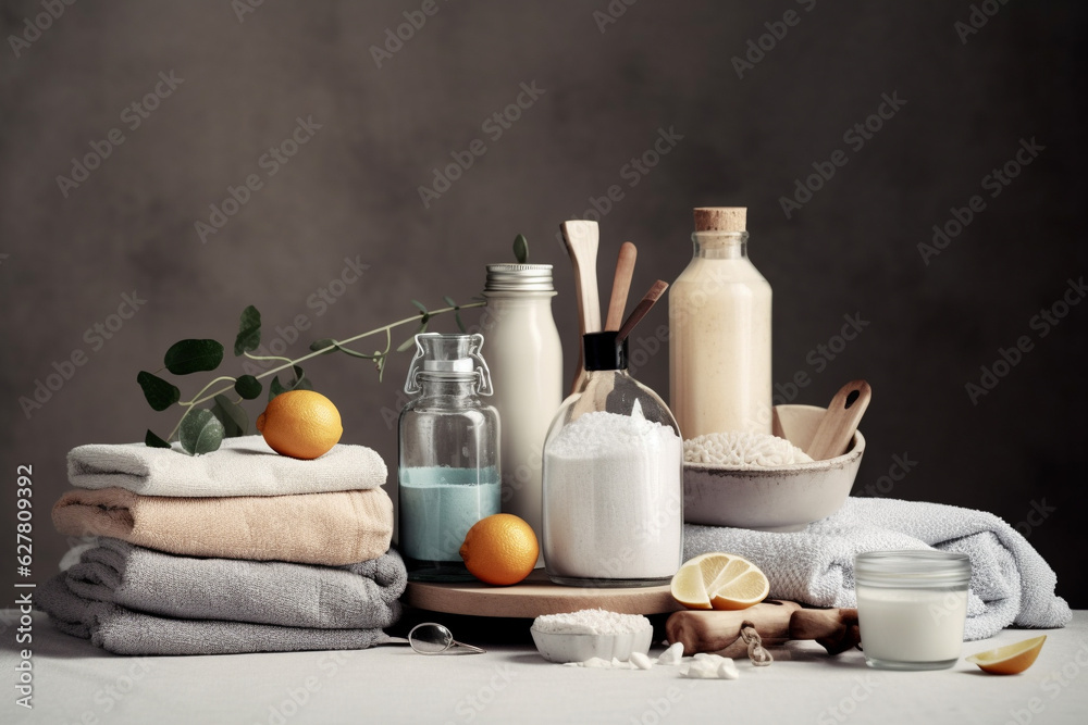 Cosmetics, spa and beauty concept background. Generative AI Cosmetics, spa and beauty concept background. Generative AI