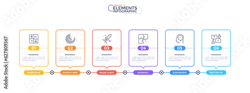 Linear SImple Infographic Template