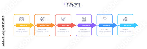 Linear SImple Infographic Template