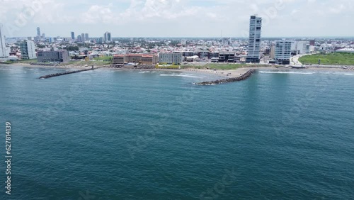 Aerial Shot of Boca del Rio Beach