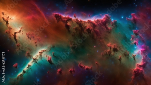 💫🌈 Celestial Kaleidoscope: Exploring Vibrant Nebula Hues