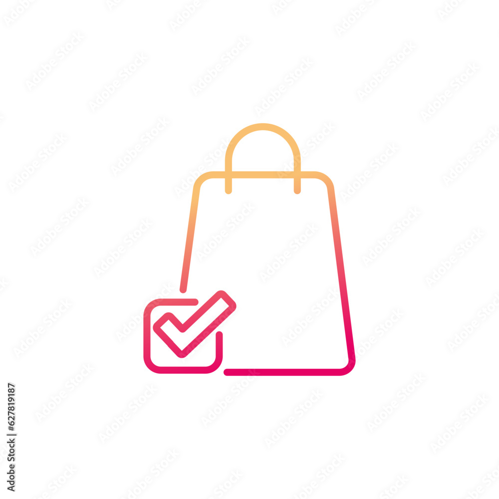 Shopping bag icon. Ecommerce, shopping, retail, consumerism concept. Shopping bag icon. Ecommerce, shopping, retail, consumerism concept.