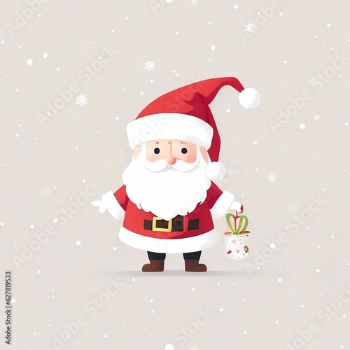 christmas illustration, santa claus vector, christmas decoration, santa claus illustration
