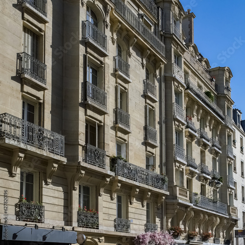 Paris  beautiful building rue de Madrid  in the 8e arrondissement  a luxury district  