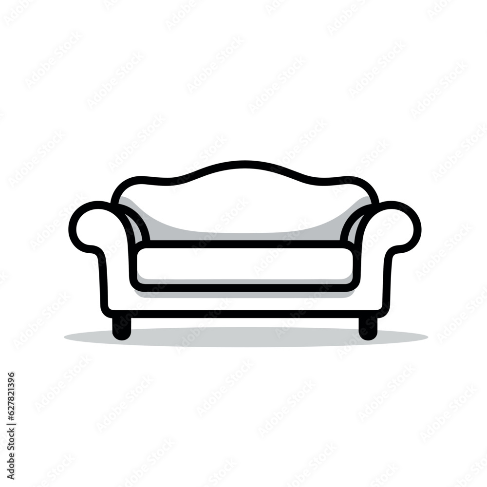 Sofa, linear style sign for mobile concept and web design. Symbol, logo illustration. Pixel perfect vector graphics Sofa, linear style sign for mobile concept and web design. Symbol, logo illustration. Pixel perfect vector graphics