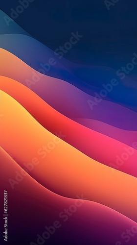 Stunning Minimalist Gradient Backgrounds: High-Quality Wallpapers for iPhone, MacBook, Android, Windows, iPad. Generative AI