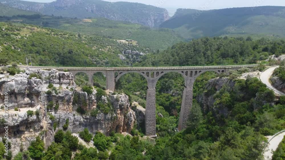 The Varda Viaduct, locally known as Alman Koprusu in southern Turkey. 
