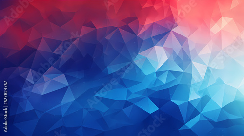 Eye-catching polygonal backgroun design in bold colors, ideal for a modern website header, presentation or social media post