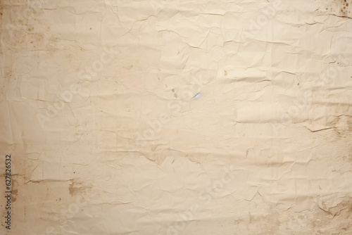 Old pale yellow paper background texture. Wallpaper or backdrop.