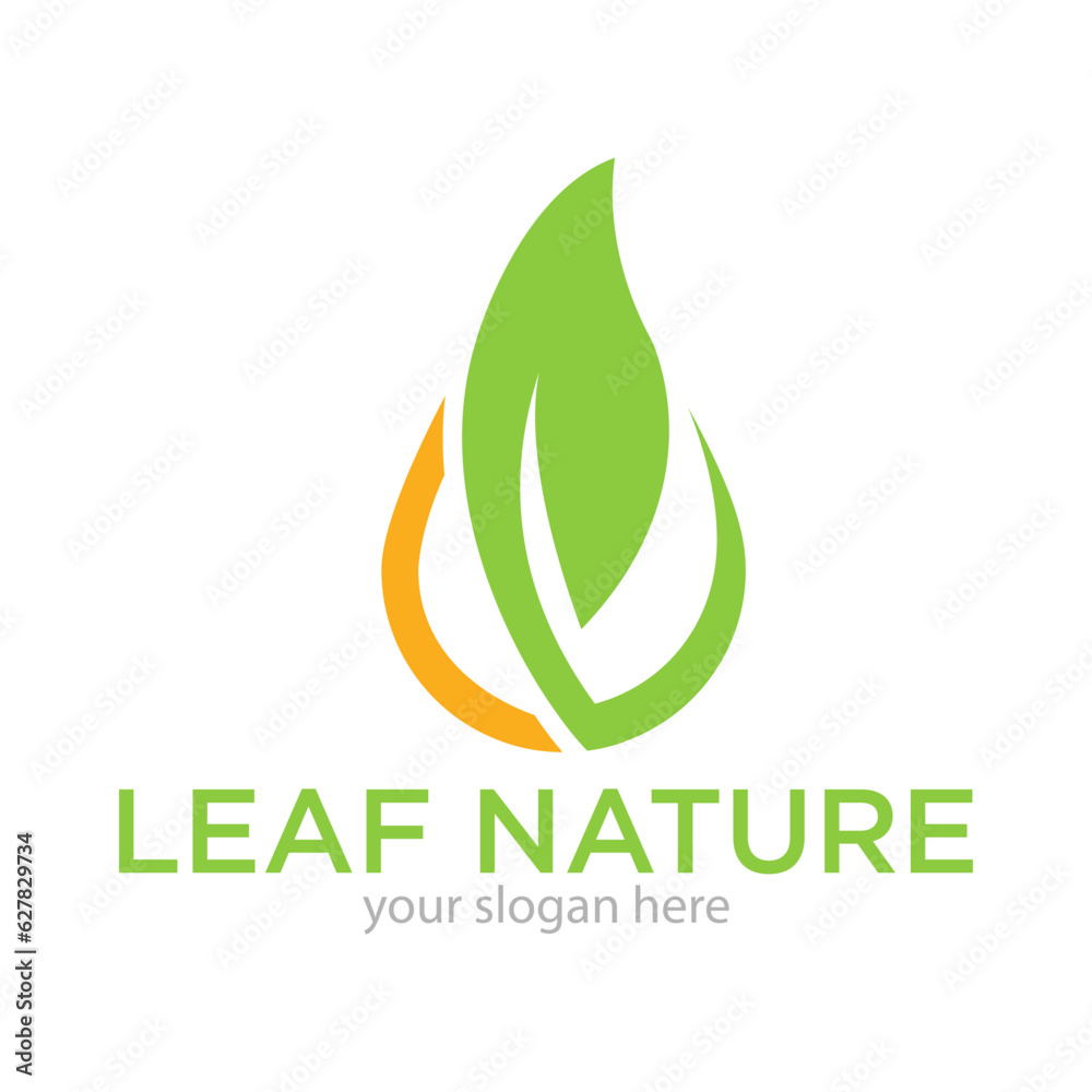 Leaf Nature or Ecology Logo Design Vector Leaf Nature or Ecology Logo Design Vector