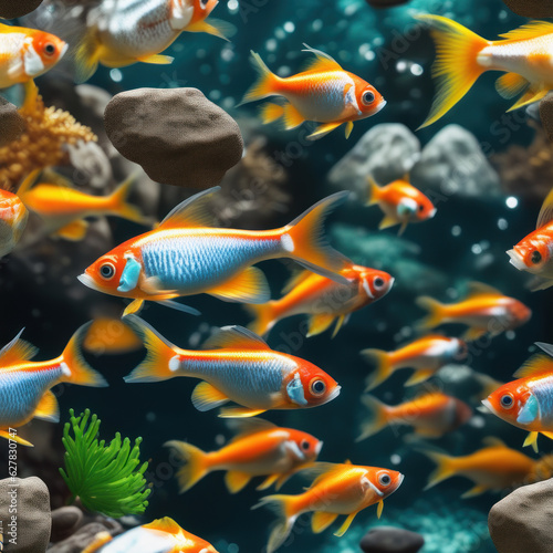 fish in aquarium © tugolukof