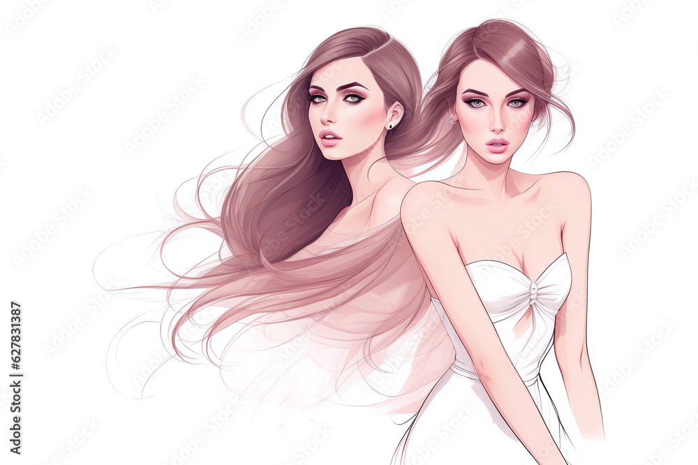 Luxury female portrait Luxury female portrait