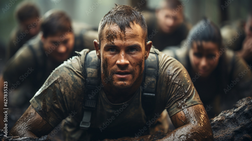 man running the marathon