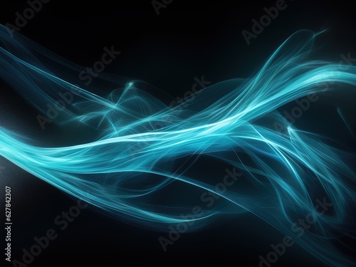 abstract background with blue and black smoke