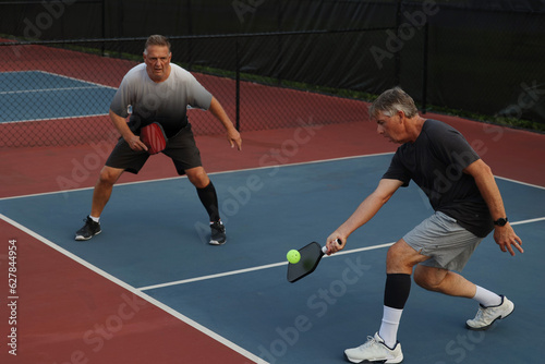 pickleball action