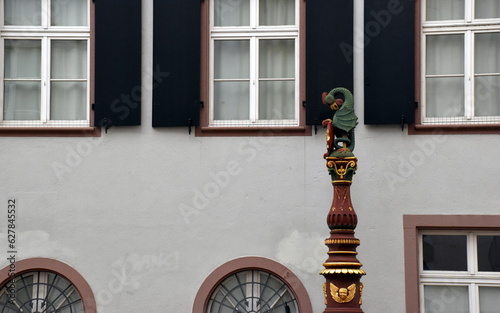 Basiliskenbrunnen in der Altstadt von BAsel photo