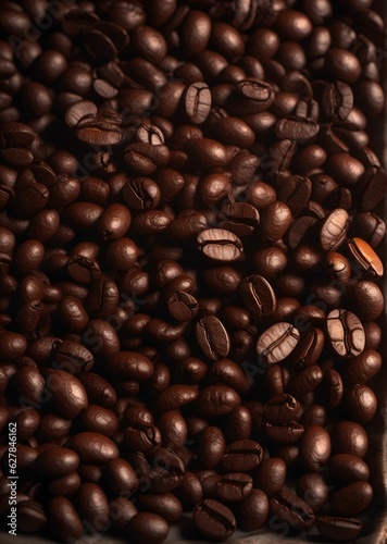 Coffee beans. Generative AI