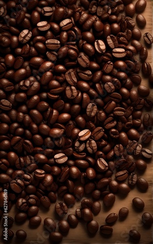 Coffee beans. Generative AI