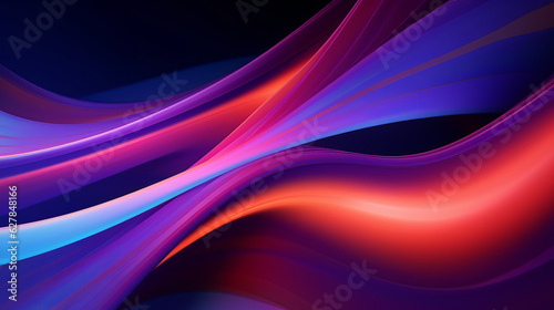 A colorful abstract background with swirling lines © cac_tus