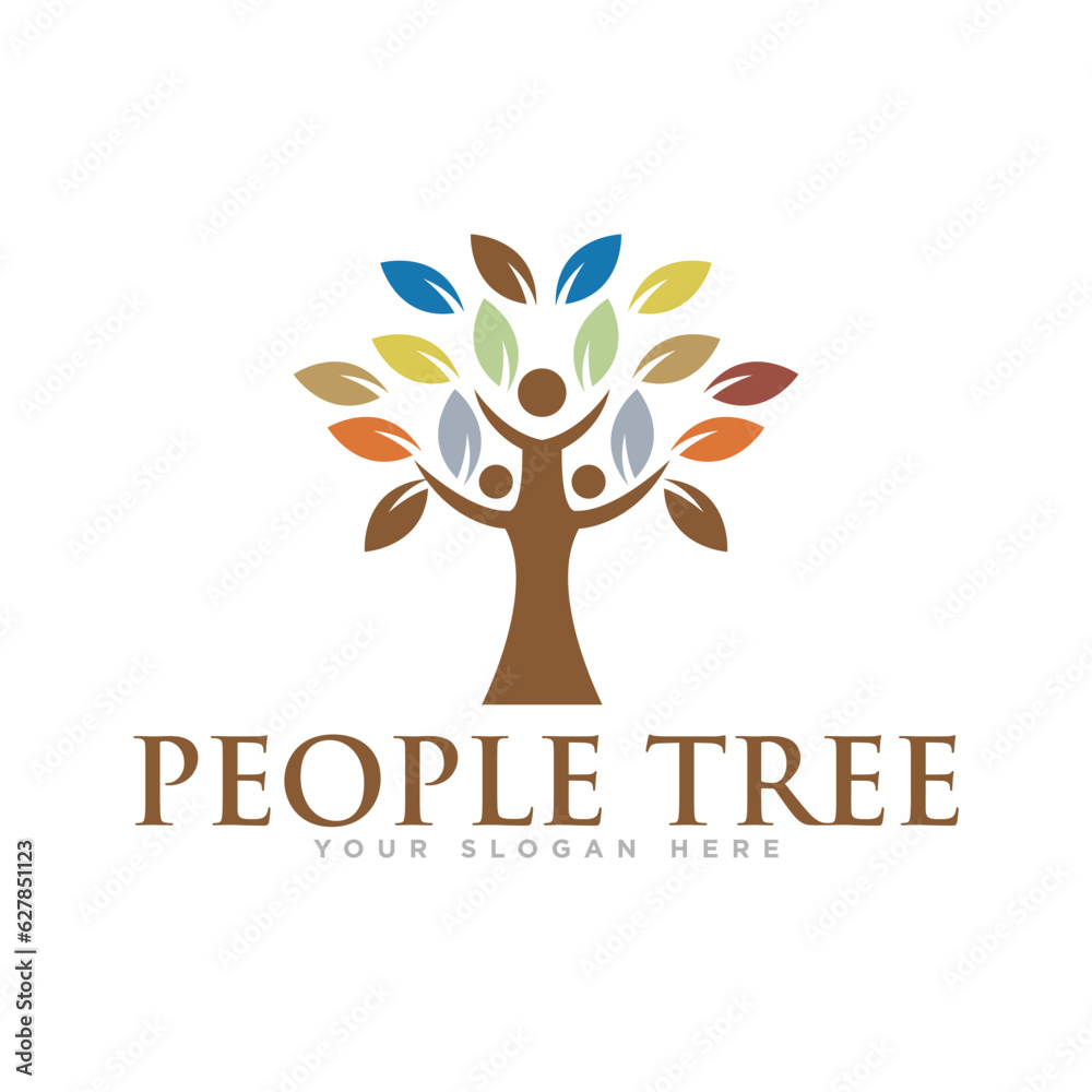 Obraz premium The Tree Nature Logo Design Vector