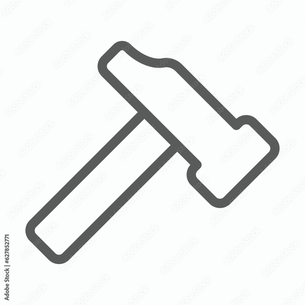 hammer icon, gavel vector, tool illustration hammer icon, gavel vector, tool illustration