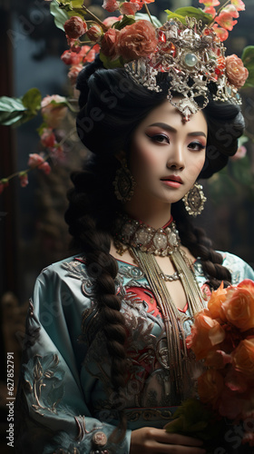 Ancient Chinese Empress lovely woman