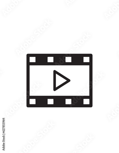Vector film icon.