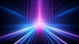 A vibrant abstract background with intersecting lines in shades of purple and blue