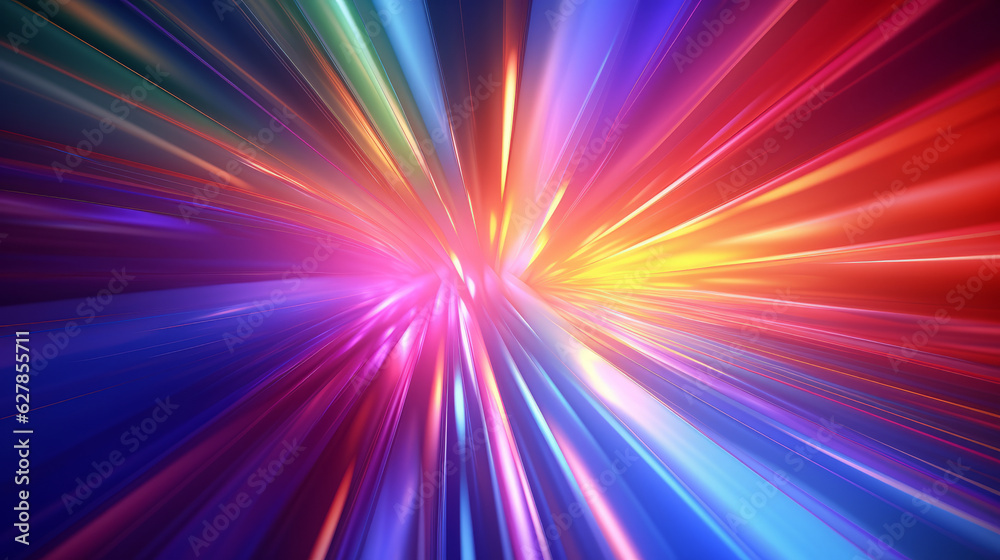 A vibrant and abstract background with colorful lines and shapes A vibrant and abstract background with colorful lines and shapes