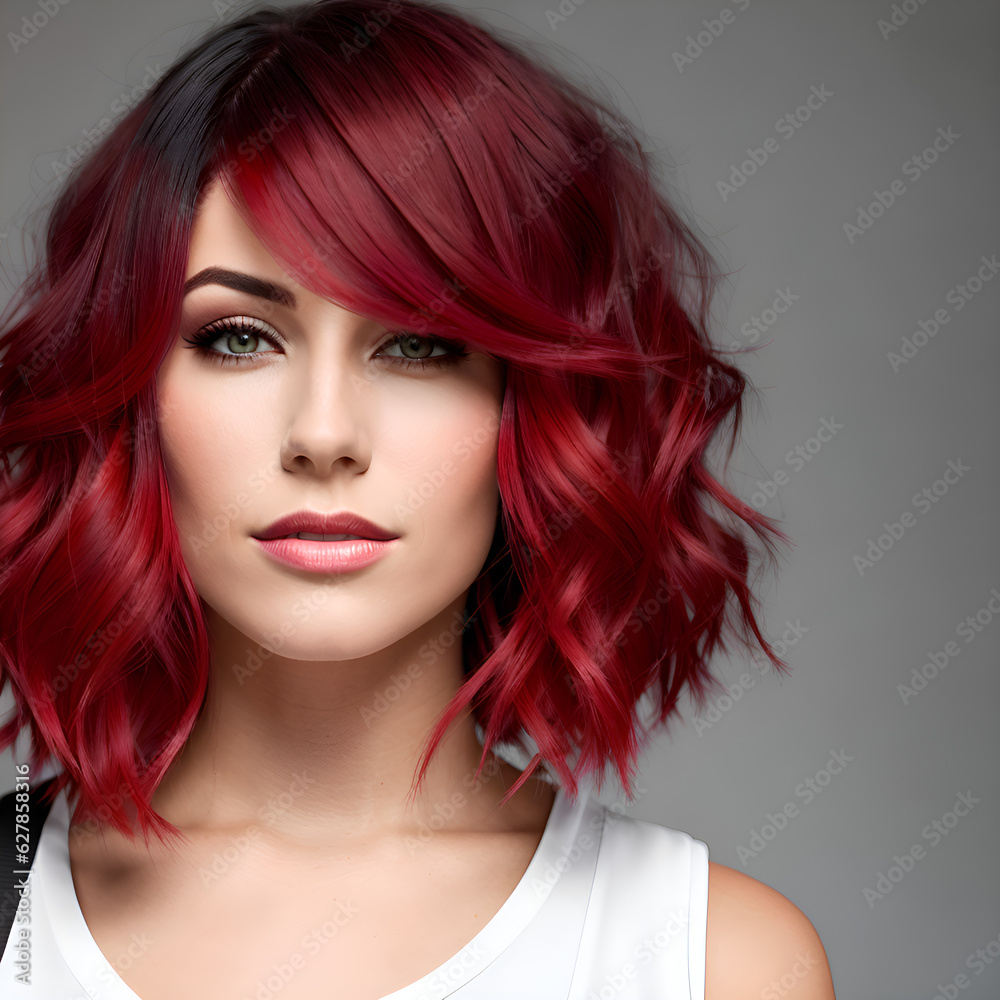 Model with red dye Model with red dye