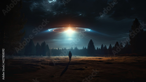 Alien Abduction in the Woods photo