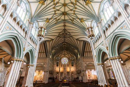 St. Dunstan s Basilica  Cathedral of the Diocese of Charlottetown in Charlottetown  Prince Edward Island  Canada. 