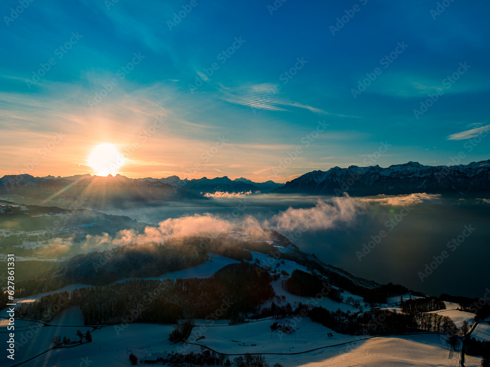 Obraz premium La brume du soleil