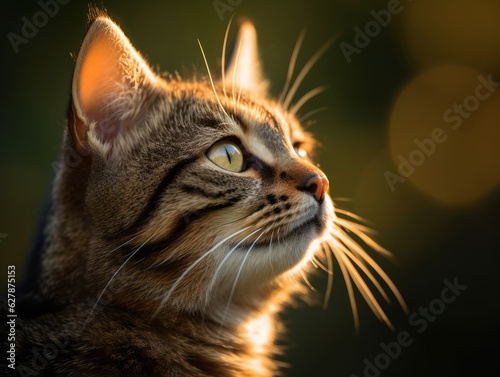 European Wildcat Wild feline Wildlife photography Generative AI