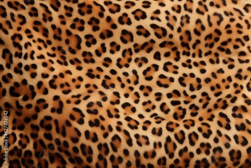 Leopard back. Background with selective focus and copy space