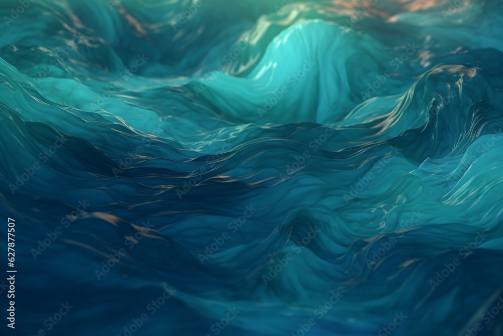 ripples in water, abstract background with a futuristic design 