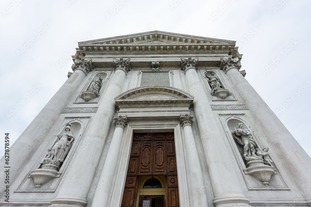 Venice, Italy - June 30, 2023: Church of Saint Mary of the Rosary 'Gesuati'