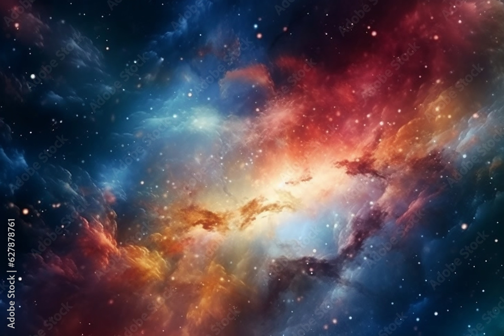 space of space, abstract background with a futuristic design 