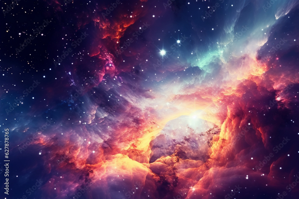 background with space, abstract background with a futuristic design 