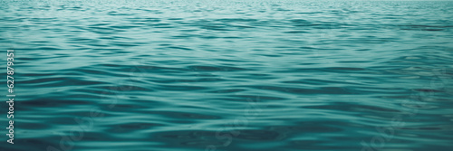 Beautiful vivid blue ocean close up image showing the ripples © fotomaximum