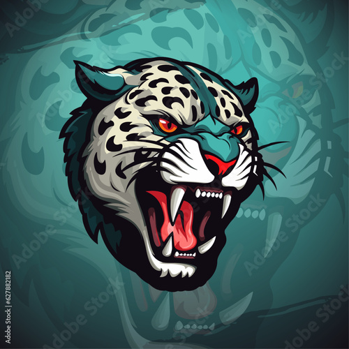 Undead Roar: Modern Zombie Jaguar Mascot Logo for Sport & Esport Team, Ready for T-Shirt Printing and More