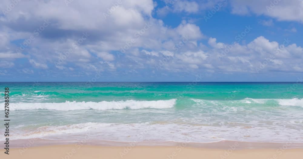 Nature video Sea beach, Phuket, Thailand, on a sunny day, beach without tourists Filmed with high quality film cameras. DCI 4K ProRes422 Nature video Sea beach, Phuket, Thailand, on a sunny day, beach without tourists Filmed with high quality film cameras. DCI 4K ProRes422