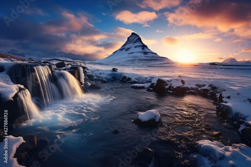The beauty of Iceland in winter