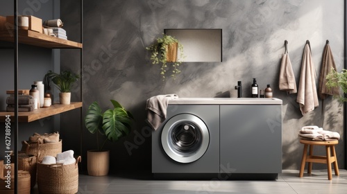 Washing Machine Wonders: Embracing Modern Utility, generative ai © Vanessa