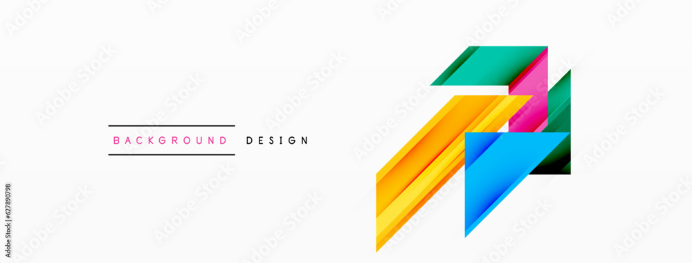 Visually striking background design featuring dynamic geometric lines and arrows. This captivating composition combines movement and precision, creating an engaging and visually appealing graphic