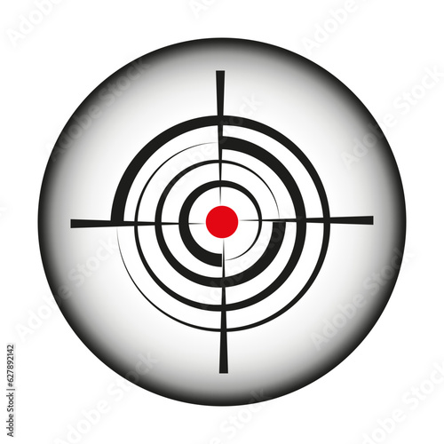 Crosshair, reticle, viewfinder, target picture. Vector illustration. EPS 10.