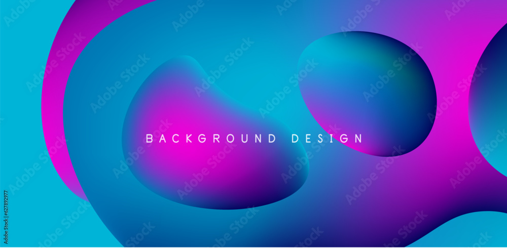 Fluid waves abstract background for covers, templates, flyers, placards, brochures, banners